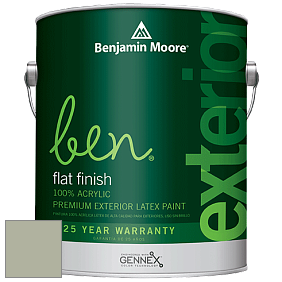 Benjamin Moore Ben 541 Waterborne Exterior Flat Finish краска цвет HC-114 BM HC-114