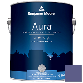 Краска Aura Waterborne Exterior Semi-Gloss Finish (632) цвет 1407 Mauve Bauhaus