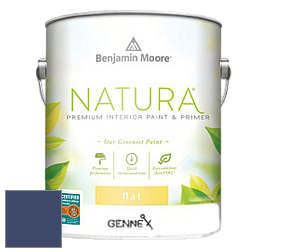 Benjamin Moore 514 Natura Interior Semi-Gloss Finish краска цвет 2065-10 Admiral Blue