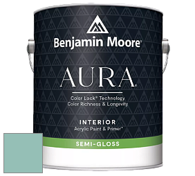 Benjamin Moore Aura 528 Waterborne Interior Semi-gloss Finish краска цвет NCS S 2020-B70G 