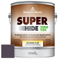 Benjamin Moore 355 Super Hide Zero Voc Interior Flat краска цвет 2072-20 Black Raspberry