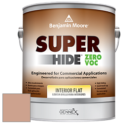 Benjamin Moore 355 Super Hide Zero Voc Interior Flat краска цвет 1207 San Carlos Tan