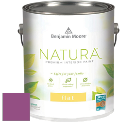 Benjamin Moore 512 Natura Interior Flat Finish матовая краска цвет 2075-30 Pre-Dawn Sky