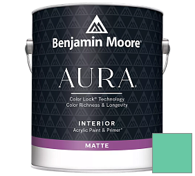 Краска Benjamin Moore Aura Interior Paint - Matte (522) цвет 2042-40 Miami Green