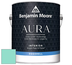 Benjamin Moore Aura 524 Waterborne Interior Eggshell Finish краска цвет 2046-50 Scuba Green