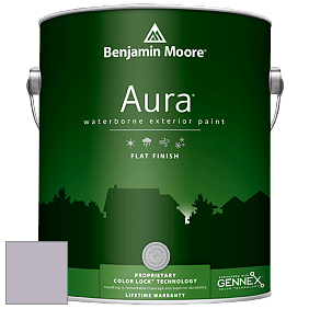 Benjamin Moore Aura 629 Waterborne Exterior Flat Finish краска цвет 2116-50 African Violet