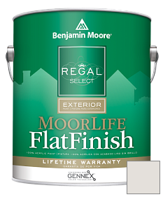 Краска Regal Select Exterior Paint-MoorLife Flat Finish (W105) цвет OC-22 BM OC-22