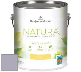 Benjamin Moore 512 Natura Interior Flat Finish матовая краска цвет 2117-50 Spring Violet