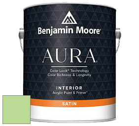 Benjamin Moore Aura 526 Waterborne Interior Satin Finish покрытие цвет NCS S 0540-G30Y 