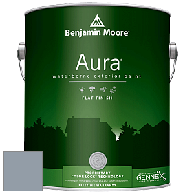 Benjamin Moore Aura 629 Waterborne Exterior Flat Finish краска цвет AF-570 