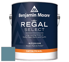 Benjamin Moore 550 Regal Select Waterborne Interior Pearl Finish краска цвет 1658 Lakeside Cabin