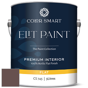 COLOR SMART CS 745 ELIT PAINT глубокоматовая моющаяся краска цвет 2113-30 Bison Brown