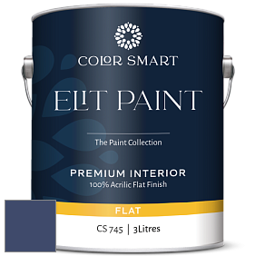 COLOR SMART CS 745 ELIT PAINT глубокоматовая моющаяся краска цвет 2065-10 Admiral Blue