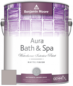 Benjamin Moore Aura 532 Bath & Spa Waterborne Interior Paint Matte Finish краска цвет NCS S 3005-R 