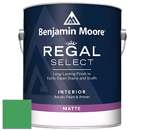Benjamin Moore 548 IRegal Select Interior Paint - Matte краска цвет 2037-30 Kelly Green