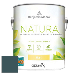 Benjamin Moore 514 Natura Interior Semi-Gloss Finish краска цвет 2057-10 River Blue