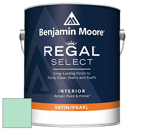Benjamin Moore 550 Regal Select Waterborne Interior Pearl Finish краска цвет 576 Bahama Waters