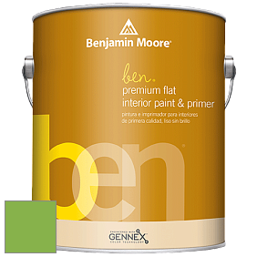 Benjamin Moore Ben W625 Premium Interior Latex Flat краска цвет NCS S 1070-G30Y 