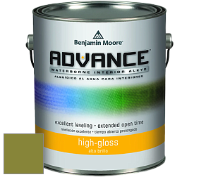 Benjamin Moore 794 Advance Interior Paint-High Gloss глянцевая алкидная эмаль цвет 2146-10 Dark Celery