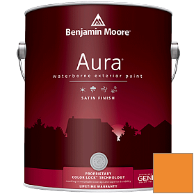 Краска Aura Waterborne Exterior Satin Finish (631) цвет 2017-20 Sharp Cheddar