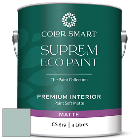 COLOR SMART CS 619 SUPREM ECO PAINT матовая краска цвет NCS S 2010-B70G 