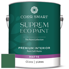 COLOR SMART CS 619 SUPREM ECO PAINT матовая краска цвет 2040-20 Green Meadows