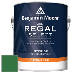 Benjamin Moore 550 Regal Select Waterborne Interior Pearl Finish краска цвет 2037-10 Amazon Moss
