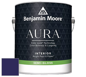 Benjamin Moore Aura 528 Waterborne Interior Semi-gloss Finish краска цвет RAL 5022 