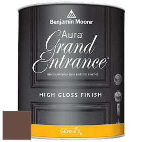 Benjamin Moore Aura 148 Grand Entrance High Gloss эмаль цвет 2097-10 Toasted Brown
