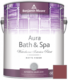 Краска Aura Bath & Spa Waterborne Interior Paint Matte Finish (532) цвет 2084-20 Maple Leaf Red