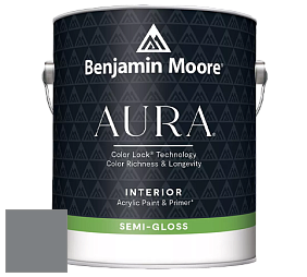 Benjamin Moore Aura 528 Waterborne Interior Semi-gloss Finish краска цвет NCS S 5502-B 