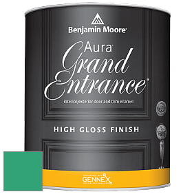Benjamin Moore Aura 148 Grand Entrance High Gloss эмаль цвет 2042-30 Hummingbird Green