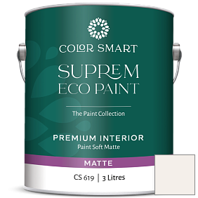 Краска COLOR SMART CS 619 SUPREM ECO PAINT матовая краска цвет OC-70 Whitewater Bay