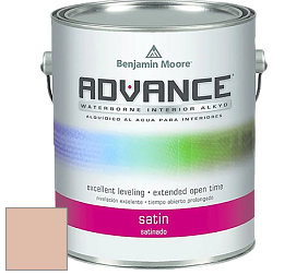 Benjamin Moore 792 Advance Interior Paint-Satin эмаль цвет 1205 Apricot Beige