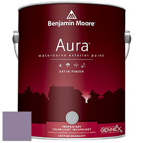 Benjamin Moore Aura 631 Waterborne Exterior Satin Finish краска цвет 2072-40 Wild Orchid