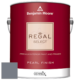Benjamin Moore 550 Regal Select Waterborne Interior Pearl Finish краска цвет 2119-40 Silver Streak
