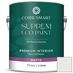 Краска COLOR SMART CS 619 SUPREM ECO PAINT матовая краска цвет 873 Baby's Breath