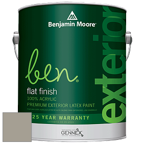 Benjamin Moore Ben 541 Waterborne Exterior Flat Finish краска цвет HC-105 BM HC-105