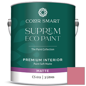 Краска COLOR SMART CS 619 SUPREM ECO PAINT матовая краска цвет 2007-40 Coral Essence