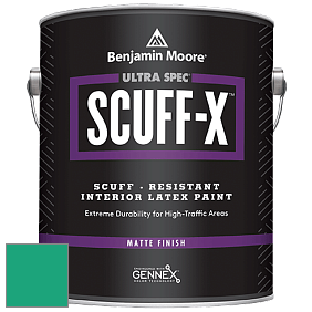 Benjamin Moore 484 Ultra Spec SCUFF-X Interior Matte Finish краска цвет 2045-30 Green Leaf