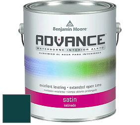 Benjamin Moore 792 Advance Interior Paint-Satin эмаль цвет RAL 6004 
