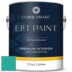 COLOR SMART CS 745 ELIT PAINT глубокоматовая моющаяся краска цвет NCS S 2050-B60G 