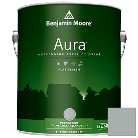 Краска Aura Waterborne Exterior Flat Finish (629) цвет HC-165 BM HC-165