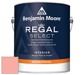 Benjamin Moore 550 Regal Select Waterborne Interior Pearl Finish краска цвет 003 Pink Paradise