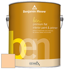 Benjamin Moore Ben W625 Premium Interior Latex Flat краска цвет 2016-50 Melon Popsicle