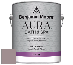 Benjamin Moore Aura 532 Bath & Spa Waterborne Interior Paint Matte Finish краска цвет NCS S 4010-R10B 