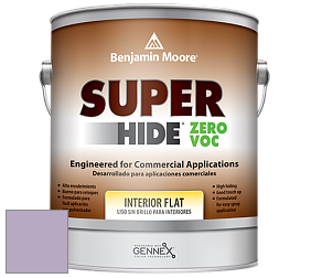 Benjamin Moore 355 Super Hide Zero Voc Interior Flat краска цвет 2072-50 Lavender Lipstick