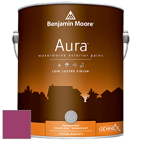 Benjamin Moore Aura 634 Waterborne Exterior Low Lustre Finish краска цвет 2077-20 Gypsy Pink