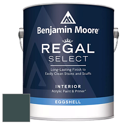 Benjamin Moore 549 Regal Select Waterborne Interior Eggshell Finish краска цвет 2049-10 Pacific Sea Teal