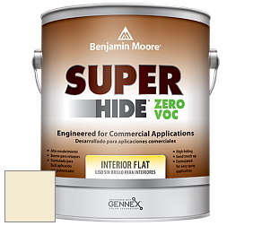 Benjamin Moore 355 Super Hide Zero Voc Interior Flat краска цвет 934 Light as a Feather